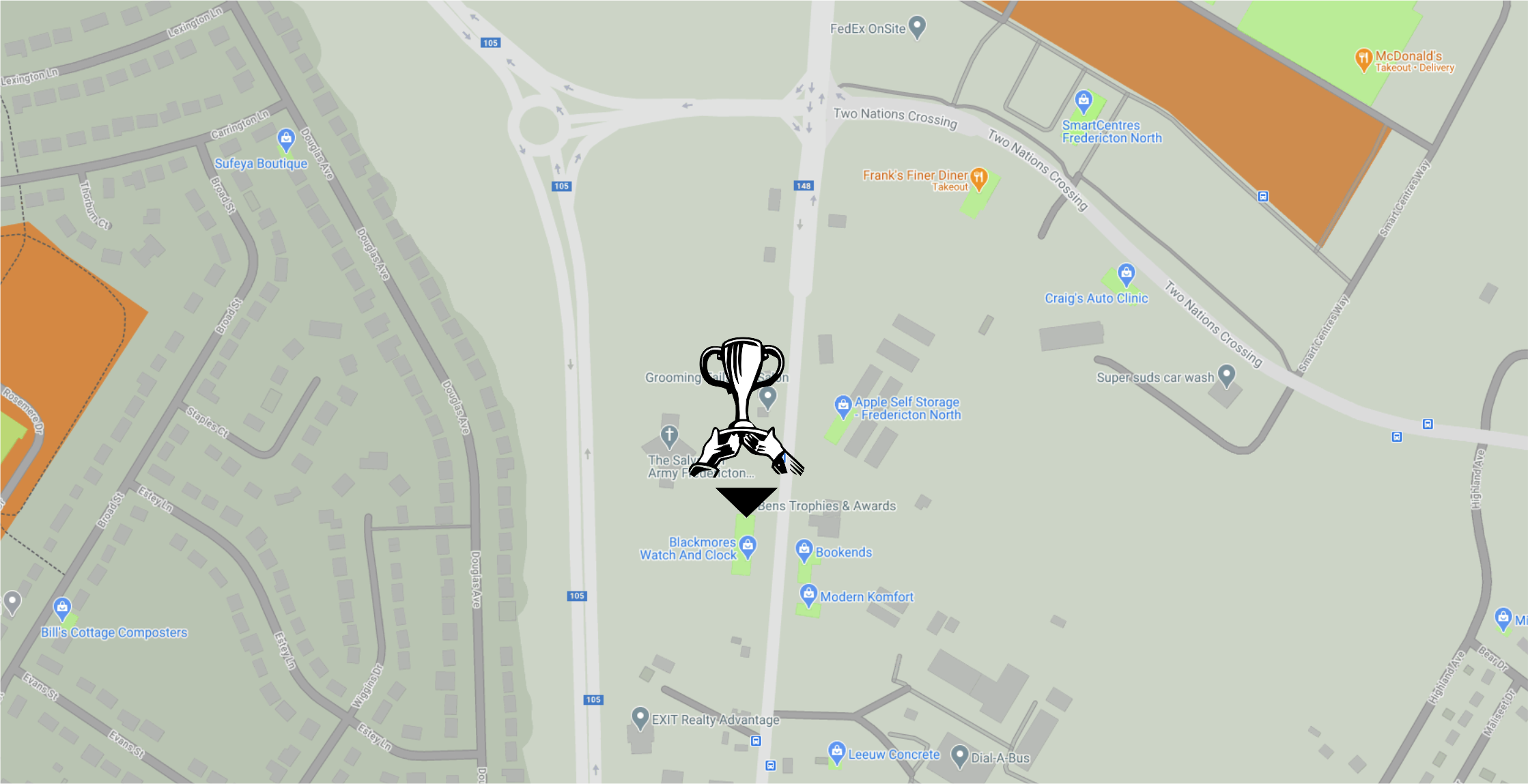 Bens Trophies Map